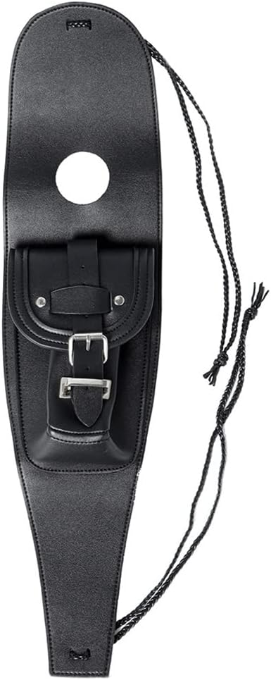 DAMAI Motorcycle Gas Fuel Tank Bag, PU Leather Dash Console Center Pouch Black Bag For Harley Iron 883 XL883N 2014-2015, Forty Eight XL1200X