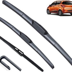 Juego de limpiaparabrisas delantero y trasero compatible con Hyundai i10 MK2 2013-2018 parabrisas parabrisas ventana lluvia cepillos de 22 pulgadas, Juego de limpiaparabrisas delantero y trasero compatible con Hyundai i10 MK2 2013-2018 parabrisas parabrisas ventana lluvia cepillos de 22 pulgadas,