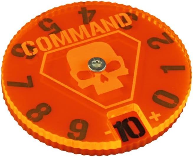 LITKO Dial de puntos de comando  Rueda de seguimiento  Compatible con Warhammer 40,000 Kill Team 2nd Edition