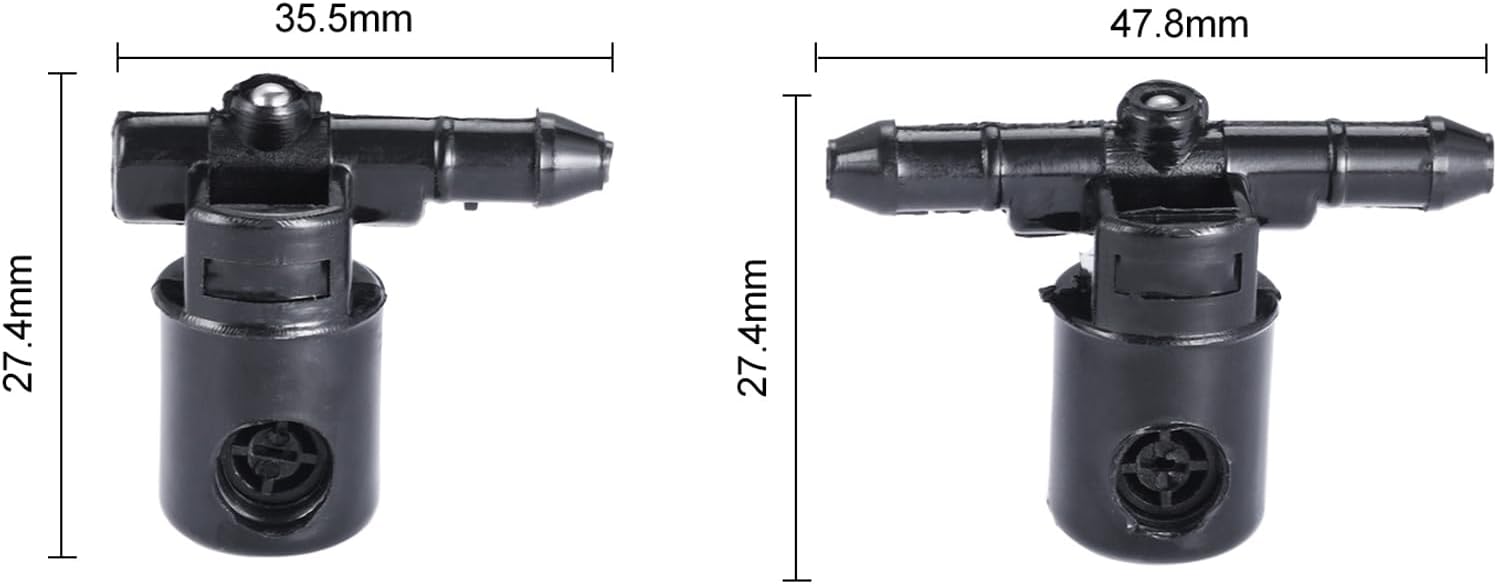 Washer Nozzles Wiper for Opel Astra G 1998-2004 H 2004-2009 Zafira A 1998-2004, Front Windscreen Wiper Washer Nozzle