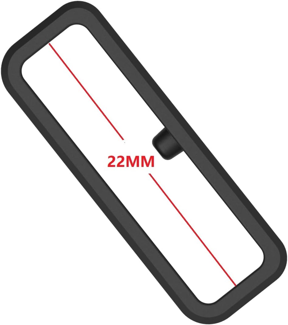 Anillo de cierre de repuesto compatible con Fitbit Charge 6Charge 5Charge 4Charge 3, Charge 3 SECharge 2 Bandas (paquete de 6) Conector de silicona