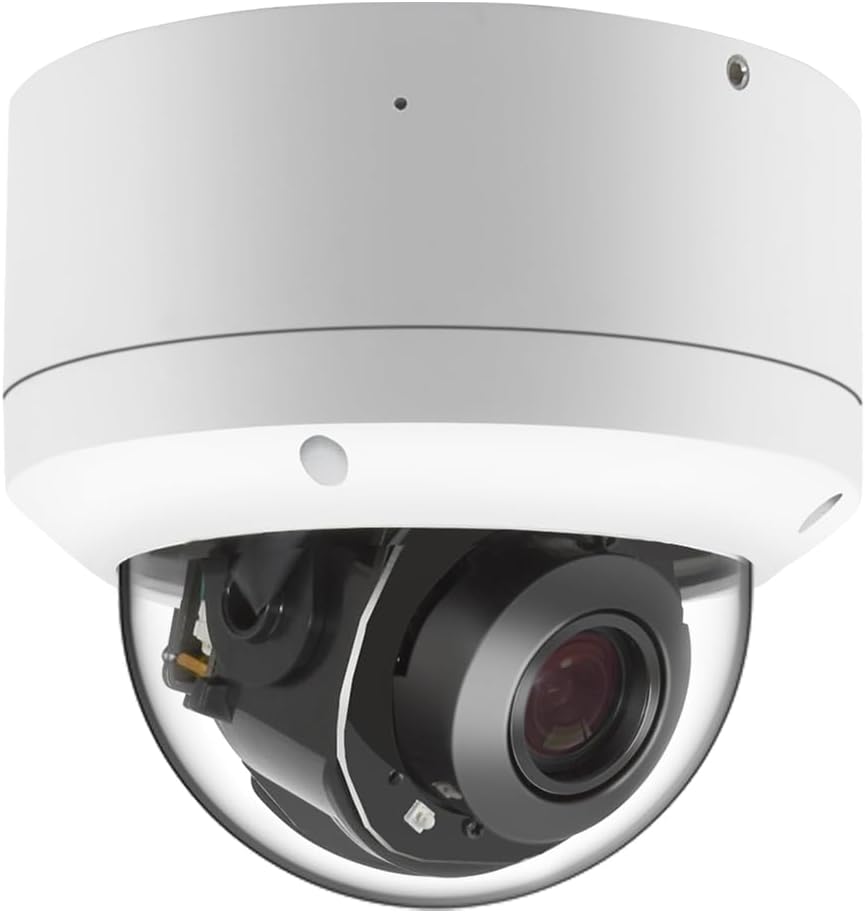 Seguridad 5.0MP H.265 POE IP PTZ Cámara, 5X 0.106-0.531 in AF Lente, IP66 impermeable exteriorinterior cámara domo de red a prueba de vandalismo,