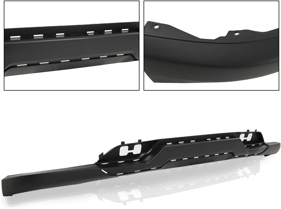 Cenefa inferior para parachoques delantero con agujeros de gancho de remolque compatible con Chevy Silverado 1500 2016-2018Silverado 1500 LD 2019,