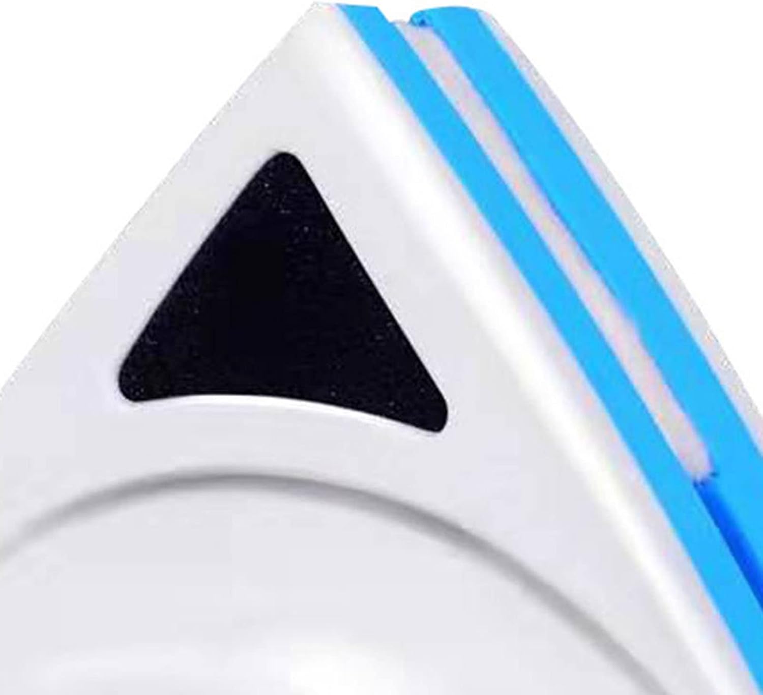 BlueMagnetic – Limpiador de ventanas, diseño de doble cara, cepillo de lavado de limpiaparabrisas para puertas correderas, mamparas de ducha, espejos