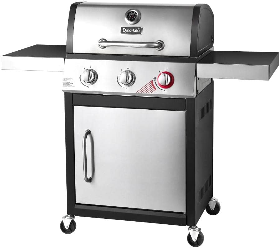 Barbacoa de propano negro – 3 quemadores