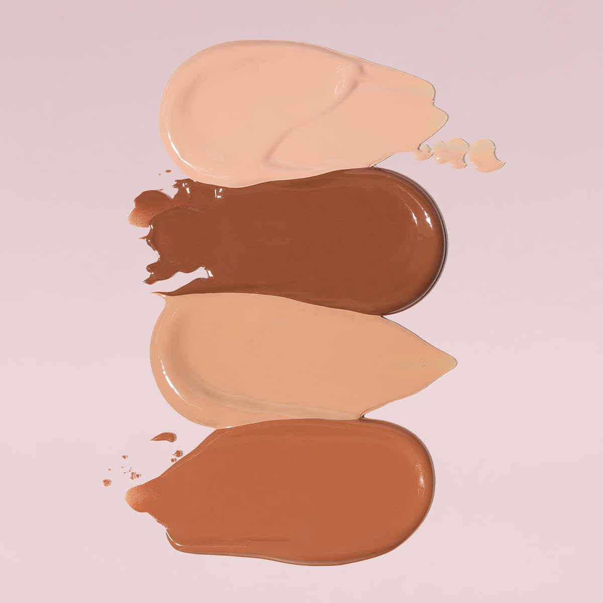 Wander Beauty Base líquida Nude Illusion, ligera, de cobertura media a completa, maquillaje natural con vitamina E y macadamia, acabado de piel