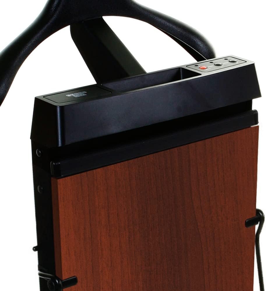 The Corby 4400 – Prensa para pantalones, acabado efecto nogal