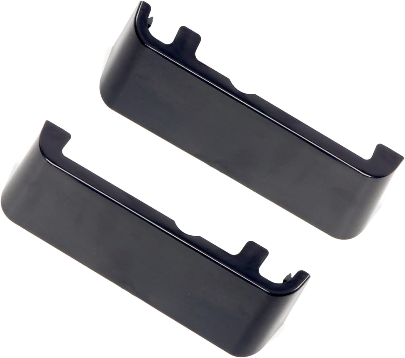 Para Toyota Land Cruiser Prado FJ120 2003-2009 Portaequipajes de techo negro cubierta central accesorio de coche 2 piezas (solo apto para