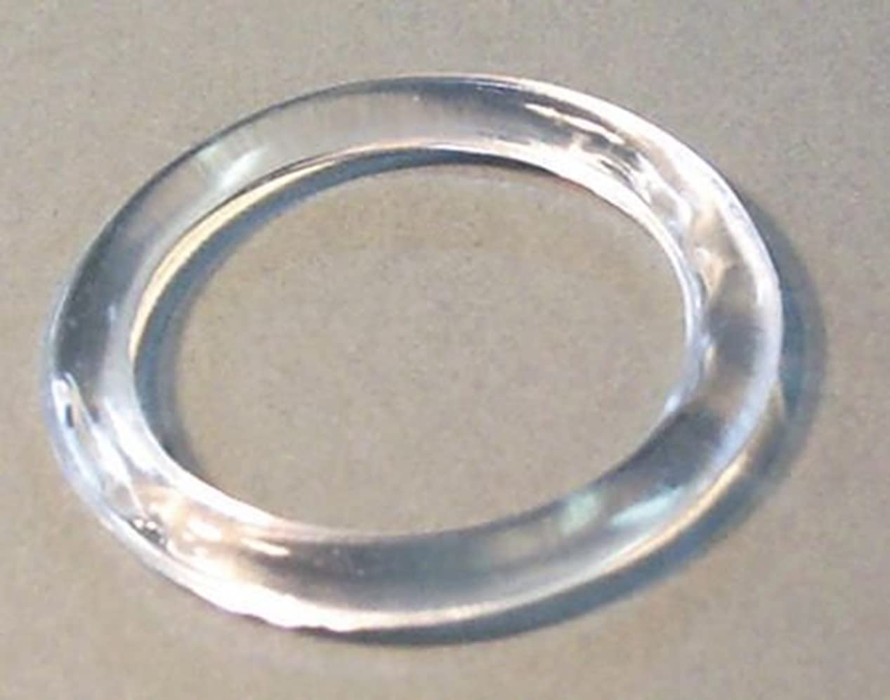 NAHANCO CIR100 – Anillos de acrílico para bufanda, pequeños, transparentes (paquete de 100)