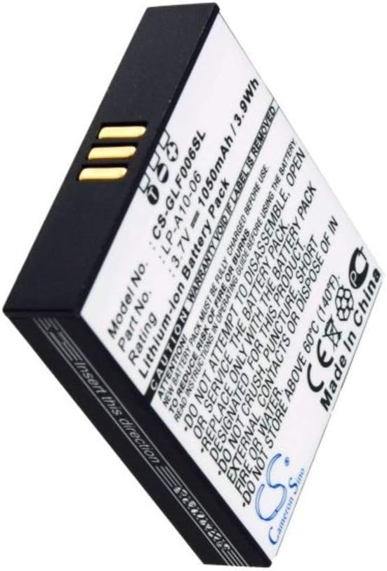 Batería de repuesto para Golf Buddy LP-A10-06, totalmente compatible con Tour, DSC-GB002, DSC-GB200, DSC-GB300, LP-A11-08, Pro Tour – (1050mAh