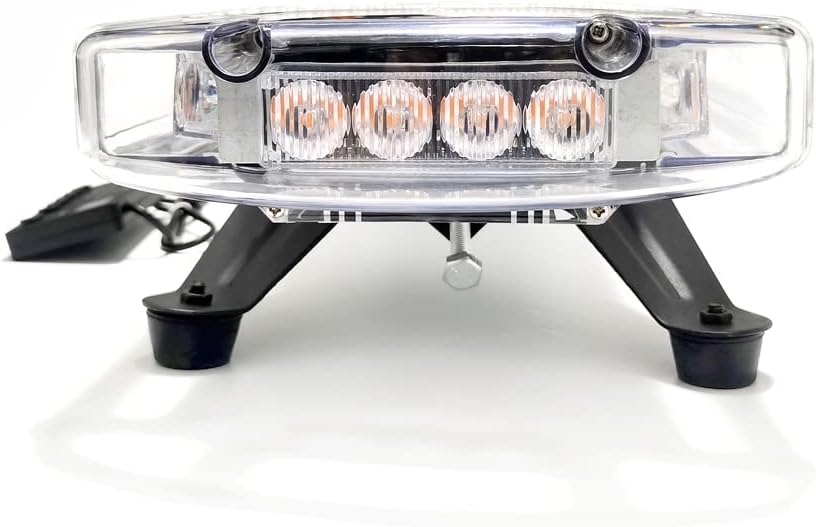 Kit de luces estroboscópicas universales de 12 V-24 V, 44 pulgadas, 88 luces LED ámbar y blancas, barra de luz de emergencia, barra de luz de