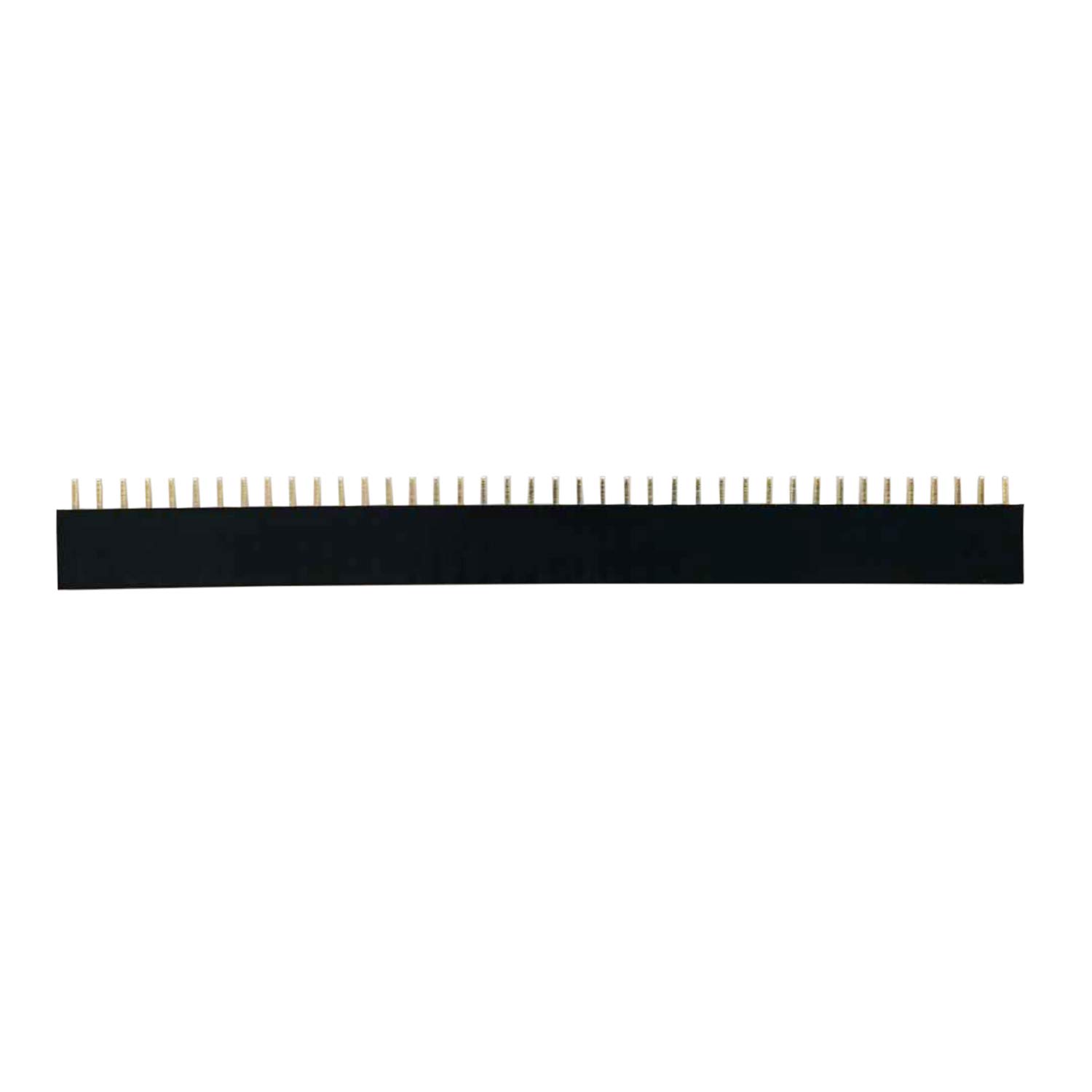 40 pines de cabeza macho y hembra de 0.100 in, conector de placa PCB de 40 pines, tira de cabezal de pin de una sola fila para escudo de prototipo