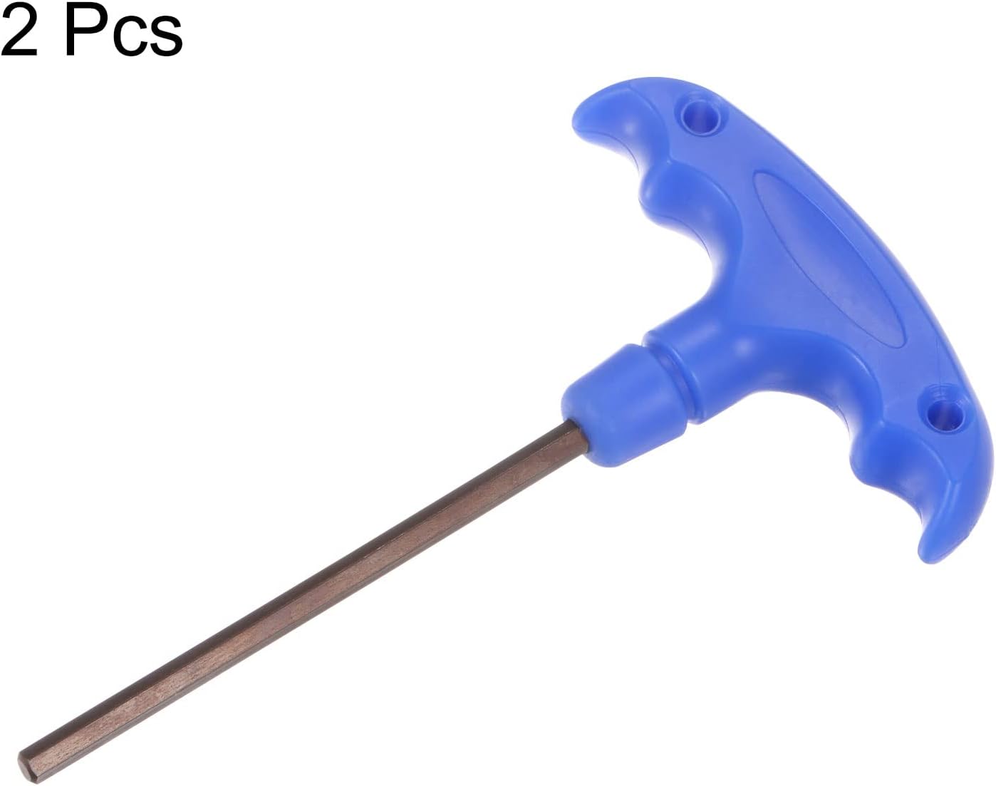 2 unids H4 T-Handle Llave hexagonal Llave 0.157 in S2 Acero T-Key Hexágono Interior Herramienta de reparación