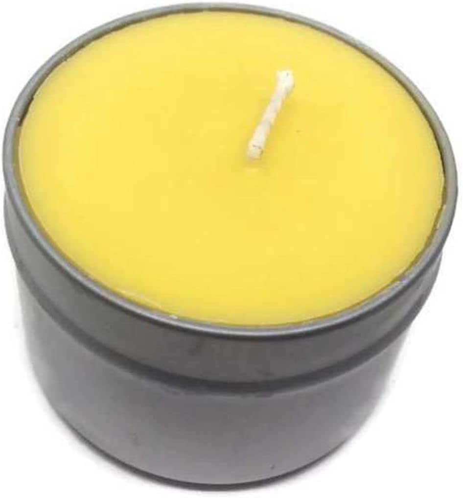 Vela perfumada de aromaterapia de pomelo amarillo y gris de 6 pulgadas