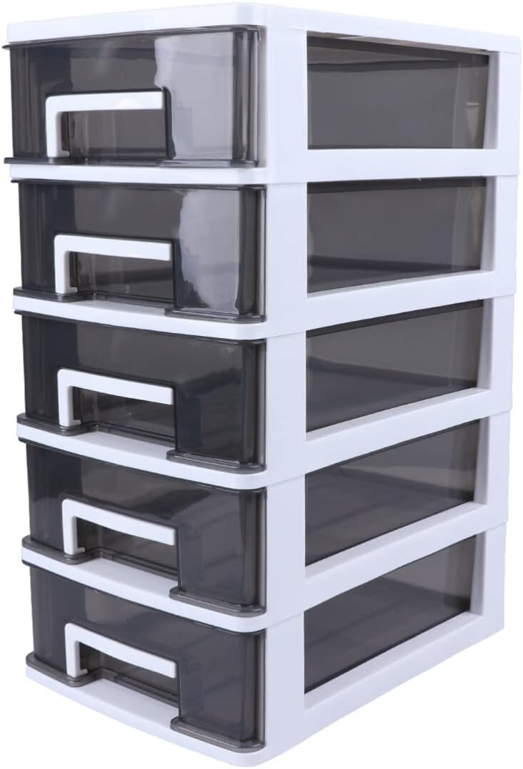 BESPORTBLE Gabinetes de aula pequeños – Unidad multifunción Dormitorio Escritorio grande Cinco – Caja transparente a prueba de polvo para baño