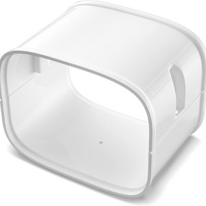 Toutgood Kit de cubierta de conector de acoplador de 4 pulgadas, accesorios para acondicionadores de aire sin conductos y bombas de calor, PP Toutgood Kit de cubierta de conector de acoplador de 4 pulgadas, accesorios para acondicionadores de aire sin conductos y bombas de calor, PP