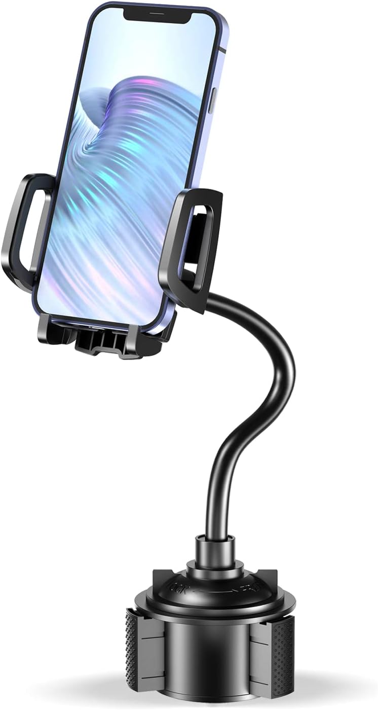 Portavasos para teléfono celular, soporte universal mejorado, ajustable, base expandible, adecuado para automóviles y camiones, compatible con