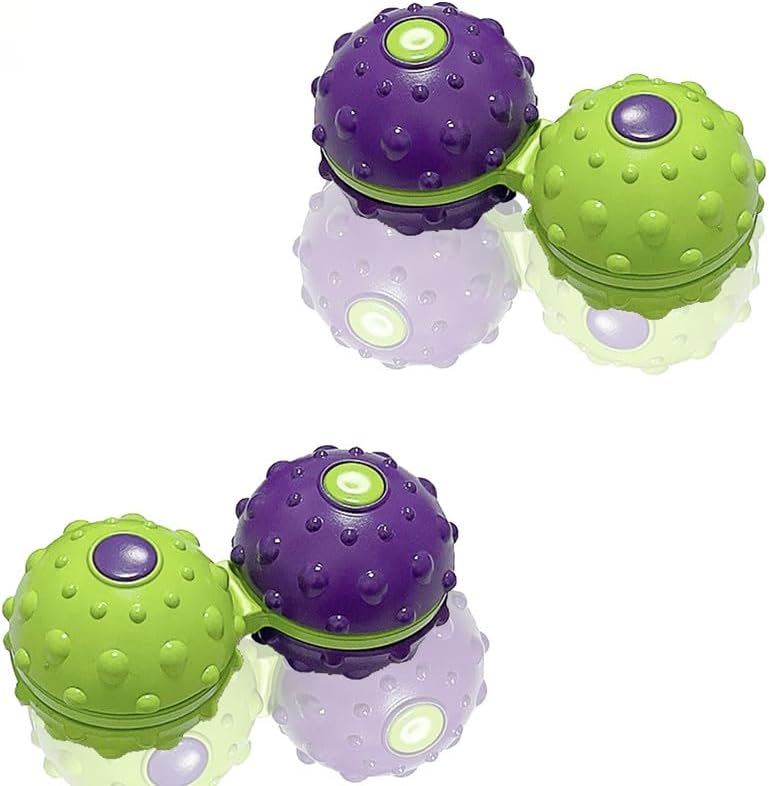 Fidget Spinners – Paquete de 2 juguetes girosferos impresos en 3D para adultos, girosfera giratoria para reducir el estrés para adultos, adecuados