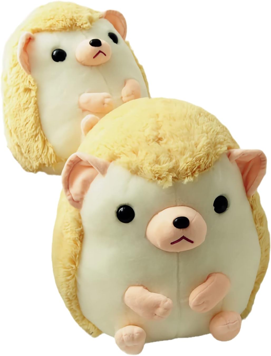 Almohada corporal de peluche de erizo linda, almohada de peluche de erizo kawaii, muñecas de almohada de erizo gordito, juguetes de felpa súper