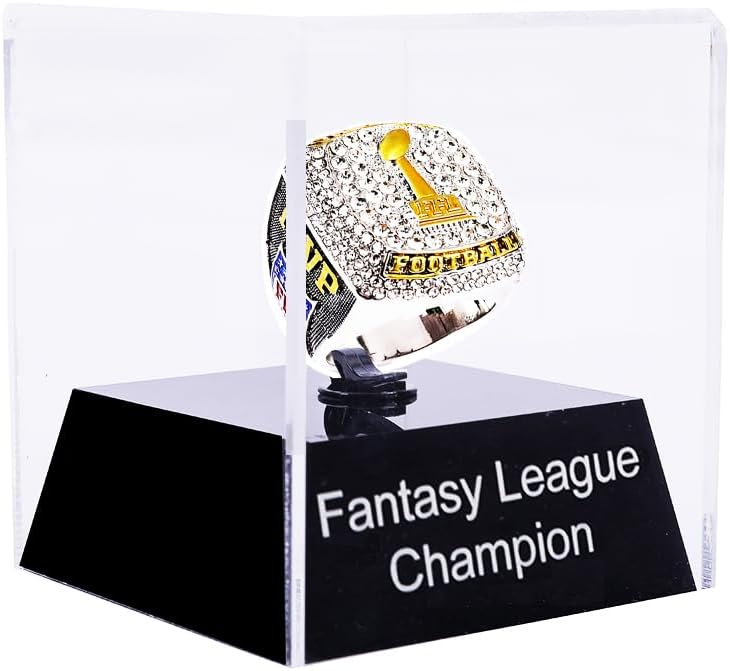 Fantasía Fútbol Anillo Trofeo Premio Premio Deportes Ganador FFL Champion Ring