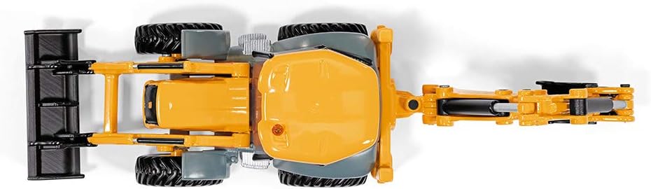 Siku 3558, Retroexcavadora JCB 4CX, 150, MetalPlástico, Amarillo, Multifuncional, Se pueden combinar modelos de la misma escala