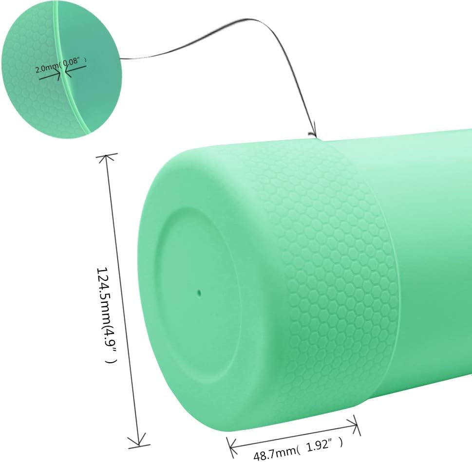 Funda protectora de silicona para botella de agua, simple, moderna, Takeya, Mira, termo de hierro y otras marcas de botella de agua, cubierta