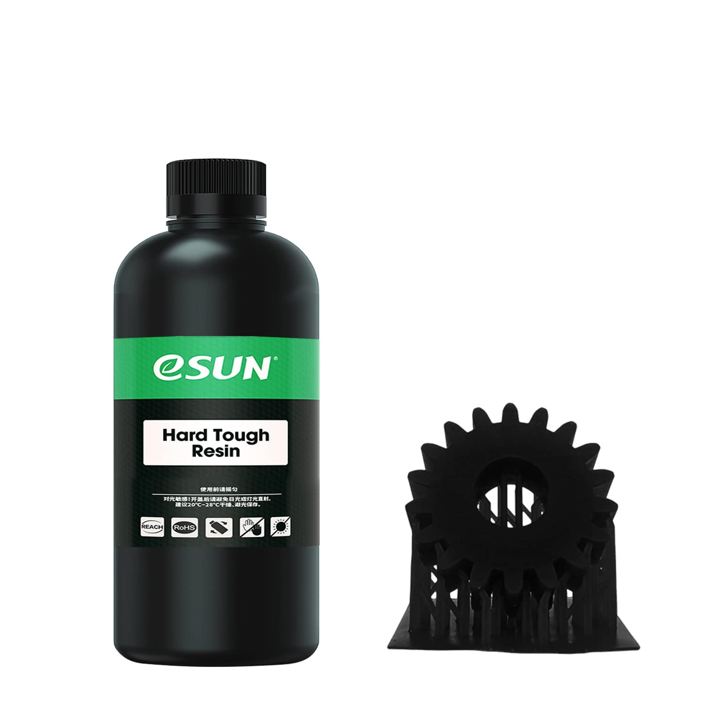 eSUN Impresora LCD 3D de 405 nm, resina de curado UV, resina rápida similar a ABS, resina dura y resistente, resina de fotopolímero de alto impacto