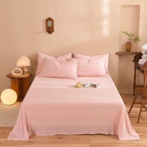 Mengersi Juego de sábanas de punto de jersey, juego de sábanas de jersey, sábana encimera de algodón de jersey, sábana bajera, fundas de almohada, Mengersi Juego de sábanas de punto de jersey, juego de sábanas de jersey, sábana encimera de algodón de jersey, sábana bajera, fundas de almohada,