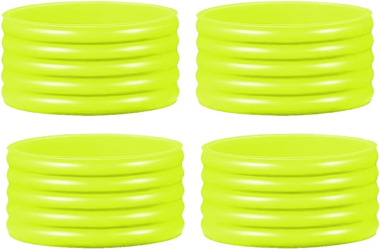 Buena elasticidad 8-15 piezas de raqueta de tenispaletas de pickleballsquash anillo de silicona raqueta bandas de agarre anillo de goma, anillo de