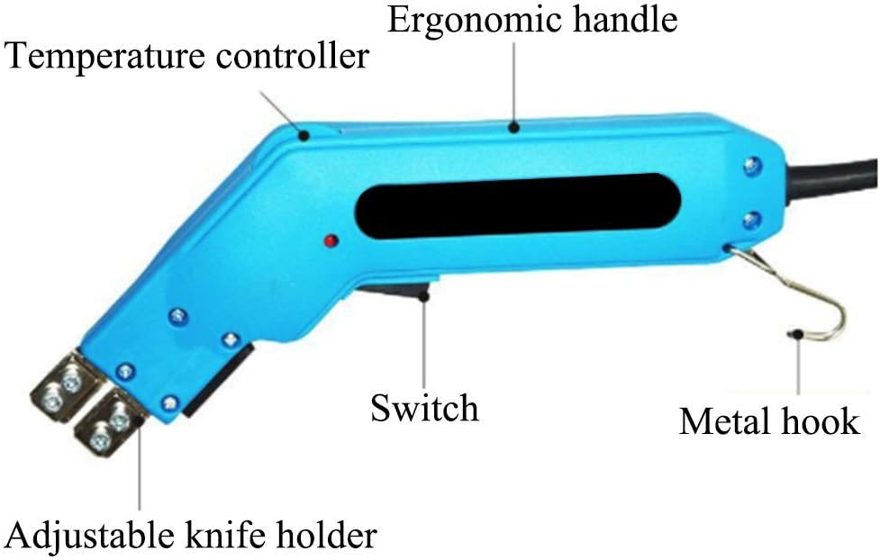 CGOLDENWALL Cuchillo caliente eléctrico de mano de espuma de poliestireno cortador de herramienta de corte Kit de herramientas de corte en caliente
