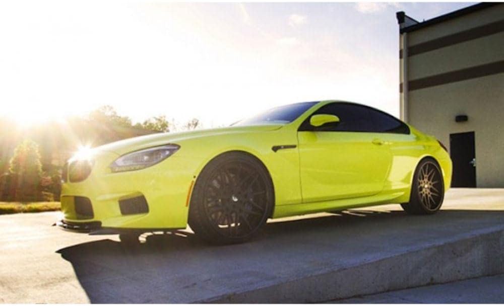 Avery SW900 – Rollo de envoltura de coche amarillo brillante ambulancia  236-O  (Muestra de 3 x 5 pulgadas)  Envoltura de vinilo automotriz para