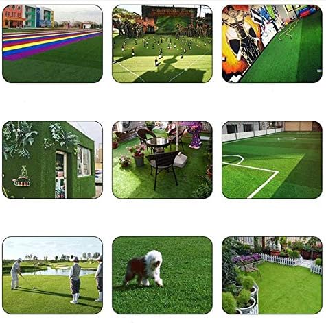 Petgrow Césped artificial sintético de 1 x 20 pies, alfombra de césped sintético falso de 0.8 pulgadas de altura para césped artificial para