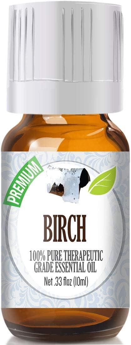 Aceite esencial de abedul 100% puro, grado terapéutico, aceite de abedul, 10 ml