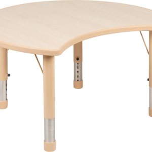 Flash Furniture Wren – Mesa de actividades ajustable de plástico natural de 25.125 pulgadas de ancho x 35.5 pulgadas de largo Flash Furniture Wren – Mesa de actividades ajustable de plástico natural de 25.125 pulgadas de ancho x 35.5 pulgadas de largo