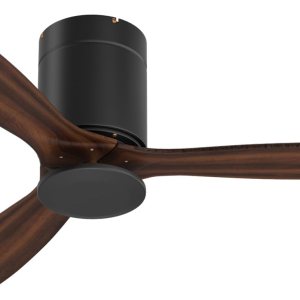 mollie Ventilador de techo de perfil bajo de 52 pulgadas con control remoto, 3 aspas de madera, ventilador de techo moderno sin luz con motor CC mollie Ventilador de techo de perfil bajo de 52 pulgadas con control remoto, 3 aspas de madera, ventilador de techo moderno sin luz con motor CC