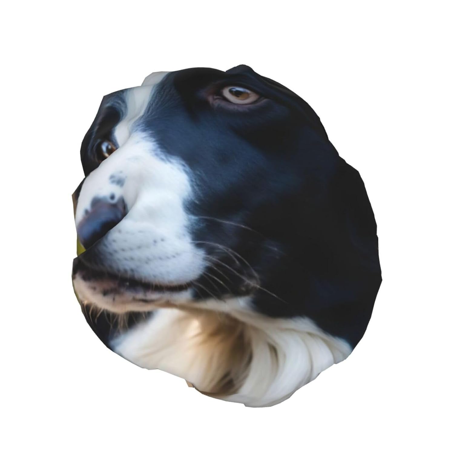Cute Dog Print Shower Cap,Elastic And Reusable Bath Hair Hat For Long Hair,Large Waterproof Shower Bonnet,For Women Men Kids