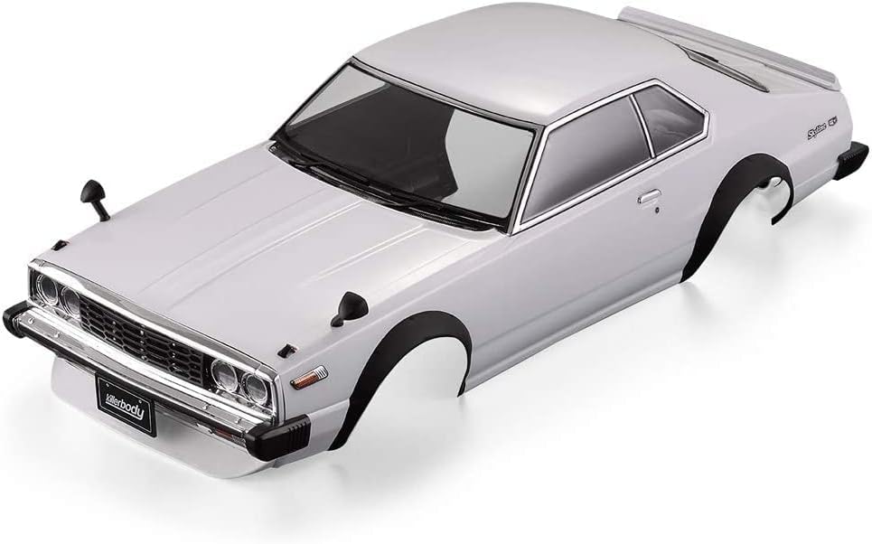 Novahobby Killerbody 110 RC Painted 1977 Skyline Hardtop 2000 GT-ES 7.677 in Touring Drift Carrocería (blanco)