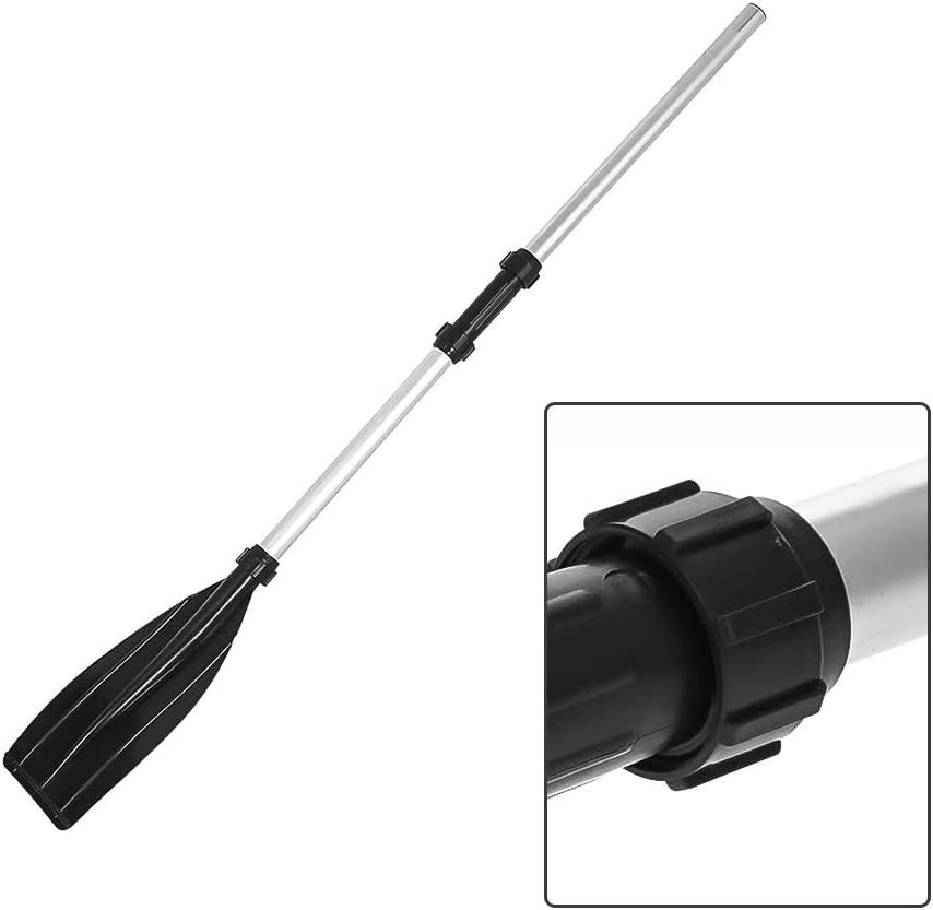 TOPINCN Aleación de aluminio ligero acanalado hoja kayak paletas barco remos para todo tipo de actividades acuáticas