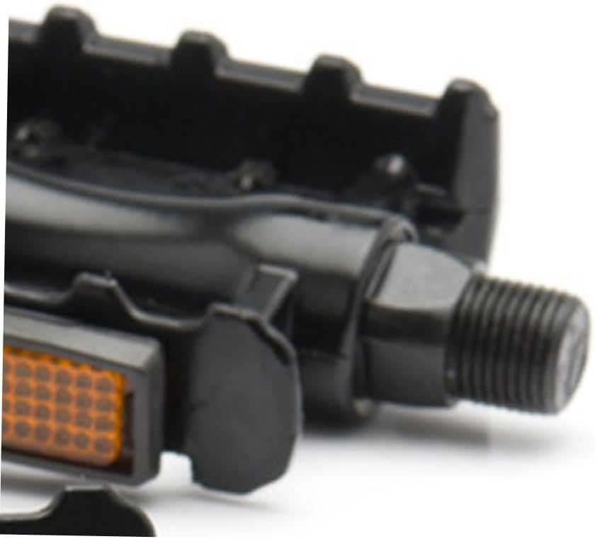 Kisangel 1 par de tacos negros MTB Pedales Bling Accesorios Ciclismo Pedales de Bicicleta de Montaña Pedal Reposapiés Pedal de Plataforma Pedal