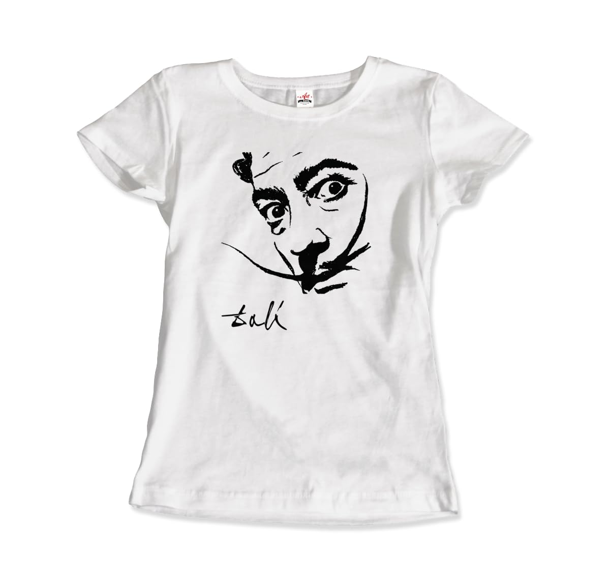 Salvador Dali Portrait Sketch Artwork T-Shirt (Adults, Kids, Short & Long Sleeve)