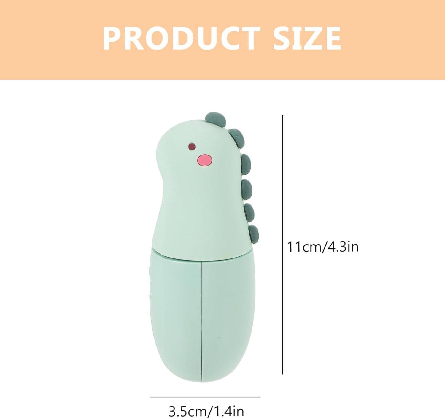 Beavorty 1 Unidades Nano Spray Dispositivo de Hidratación Pequeño Dinosaurio Humidificador Carga USB Mini Vapor Facial Portátil Luz Verde Belleza