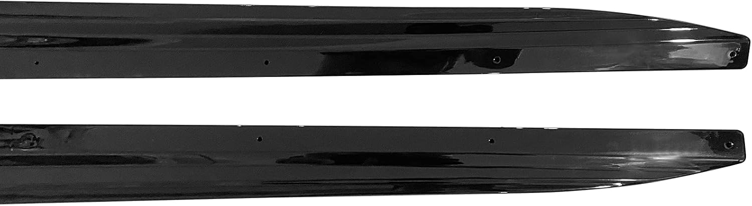 IKON MOTORSPORTS, Faldas laterales compatibles con BMW G05 X5 M Sport 2019-2023, extensión lateral de inyección de PP estilo IKON color negro