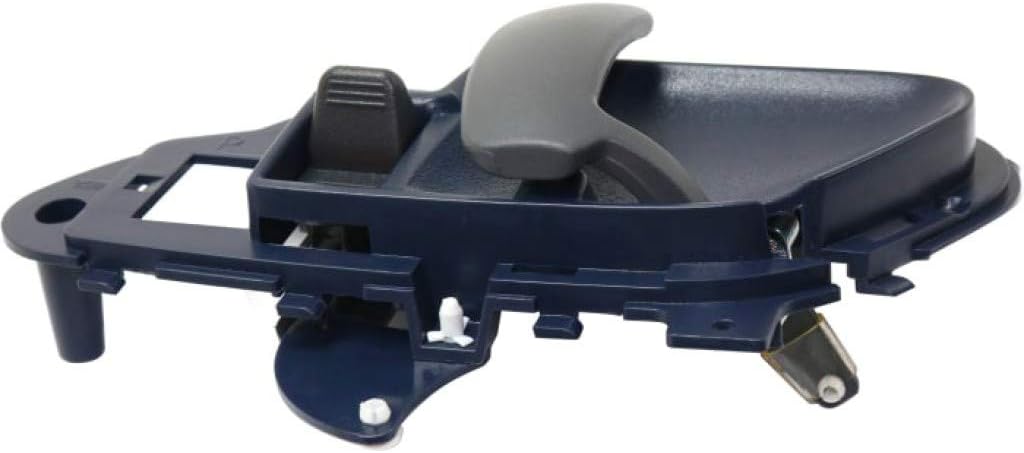 KarParts360 Para Chevy C3500 1995-2000 Manija de puerta interior para lado del pasajero delantero  Azul  con botón de bloqueo de puerta  Recorte