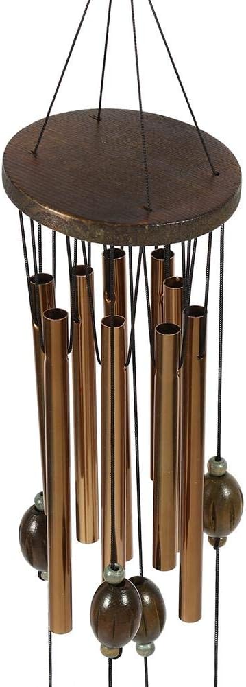 Campana de viento de anclaje de metal, tubos de estilo vintage, campanas de iglesia, campanas de viento, decoración para colgar en la puerta,