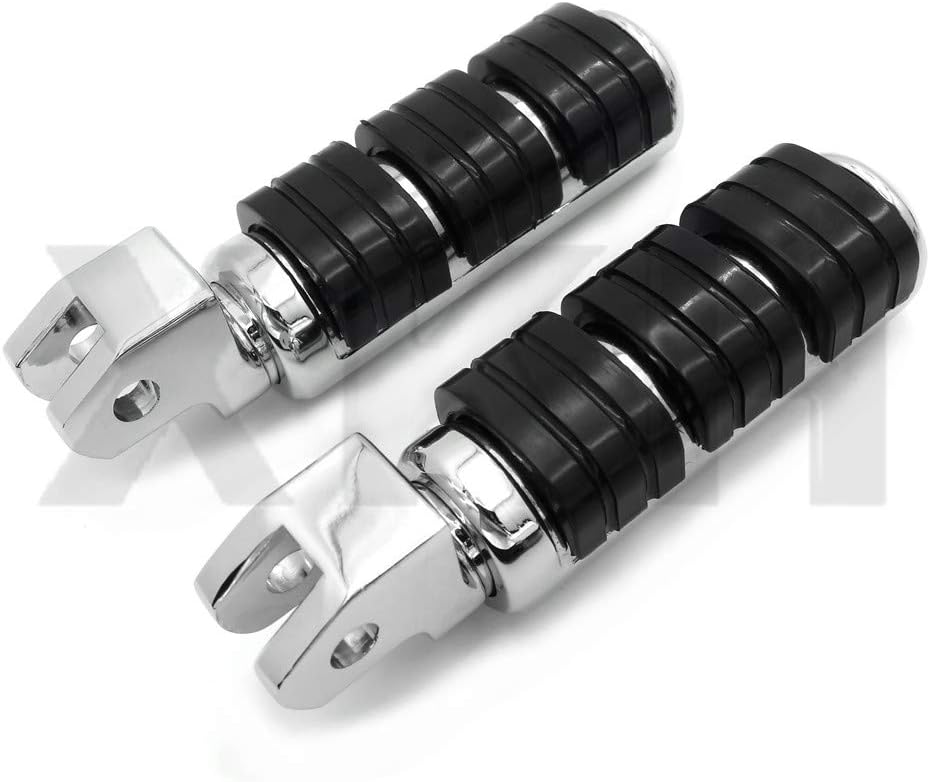 Compatible con Stryker Virago 1100 750 V-Max V-Star 1100 650 Reposapiés delantero Chr B00Y8SH63E
