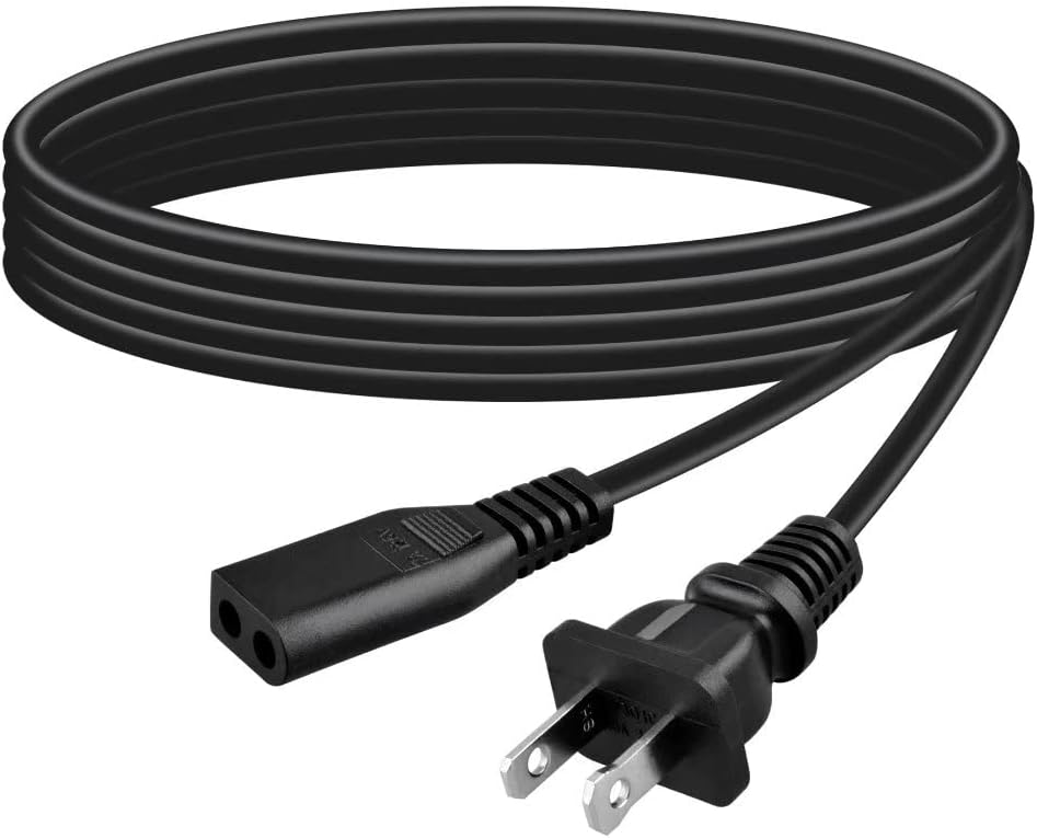 PwrON Cable de alimentación de CA de 6 pies compatible con Insignia NS-B4111 NSB4111 NS-84111 Radio Boombox