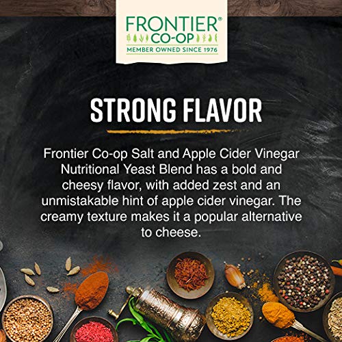 Frontier Co-op Mezcla de levadura nutricional de sal y vinagre, 1 libra