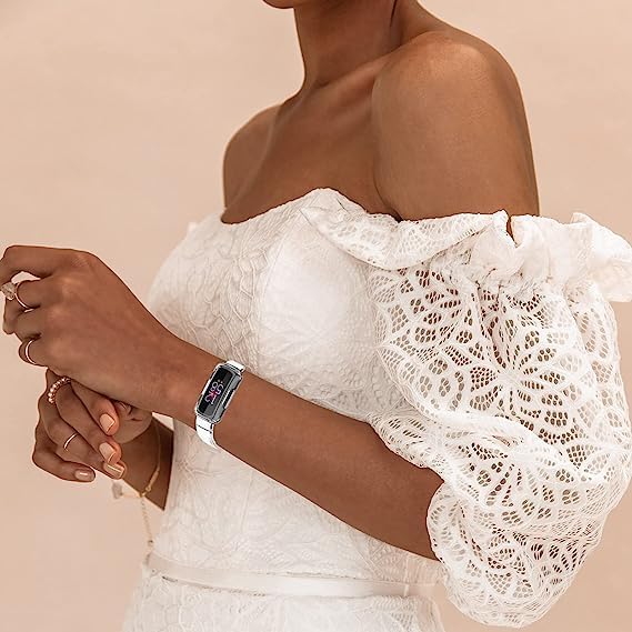 Correa compatible con Fitbit Inspire 3 para mujeres y hombres, pulsera transparente con funda protectora integrada de repuesto para Inspire 3