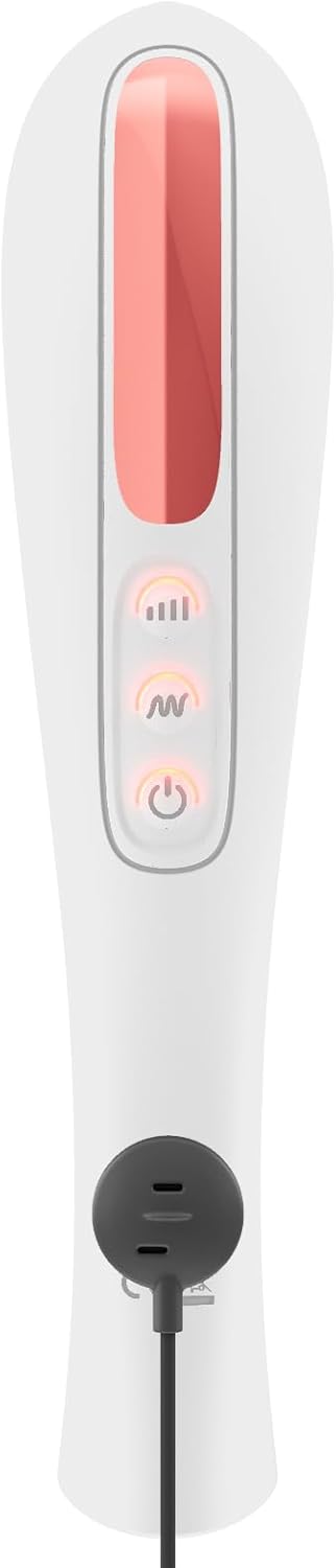 Potente masajeador corporal de mano para aliviar los tejidos profundos, relajar los músculos y aliviar el dolor con terapia de percusión masaje