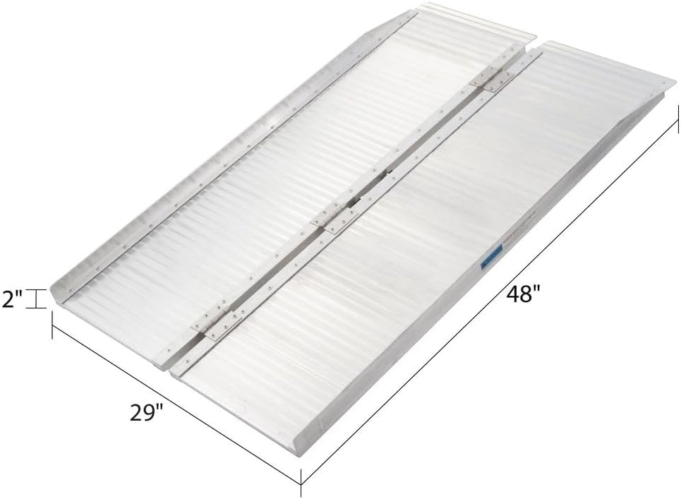 Rampa portátil Silver Spring para la mobilidad de la silla de ruedas o para caminar, CECOMINOD084922, Metálico, 1, 1
